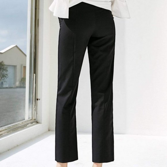 J.ING Cora Black Straight Leg Pants - L / Black - Picture 2 of 3